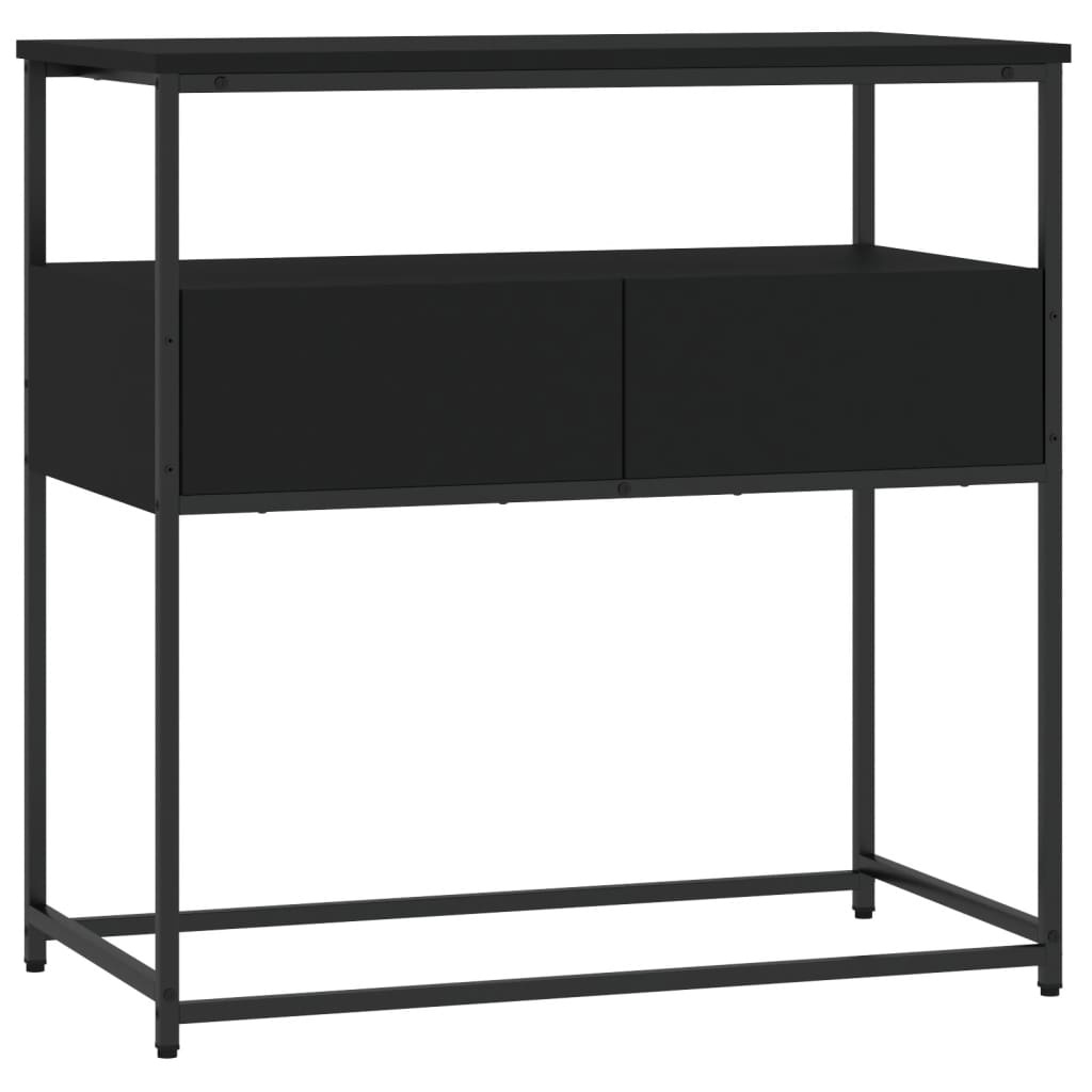 VidaXL Wandtafel 75x40x75 cm bewerkt hout zwart