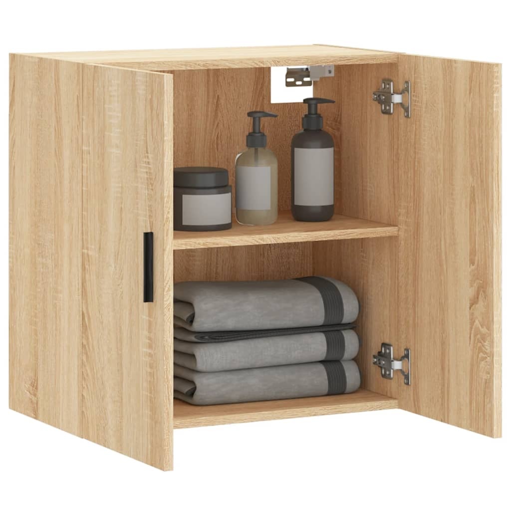 VidaXL Wandkast 60x31x60 cm bewerkt hout sonoma eikenkleurig
