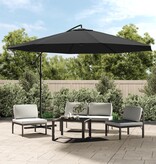 vidaXL Zweefparasol met aluminium paal 350 cm antraciet