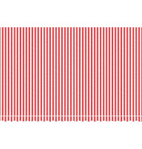 vidaXL Vervangingsdoek voor luifel gestreept 5x3 m rood en wit