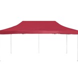 vidaXL Partytent professioneel inklapbaar 6x3 m aluminium wijnrood