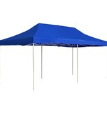 vidaXL Partytent professioneel inklapbaar 6x3 m aluminium blauw