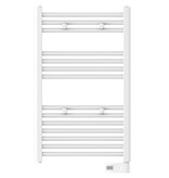 vidaXL Badkamerradiator met timer 80x50x15 cm wit