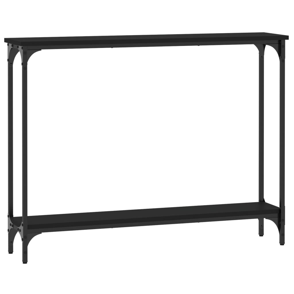 VidaXL Wandtafel 100x22,5x75 cm bewerkt hout zwart