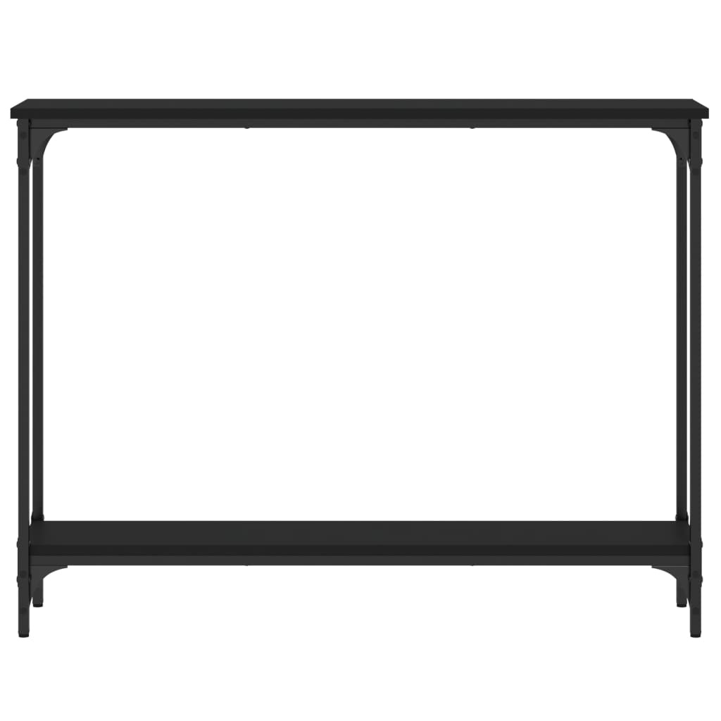 VidaXL Wandtafel 100x22,5x75 cm bewerkt hout zwart