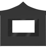 VidaXL Partytent inklapbaar met wanden 2x2 m aluminium antraciet