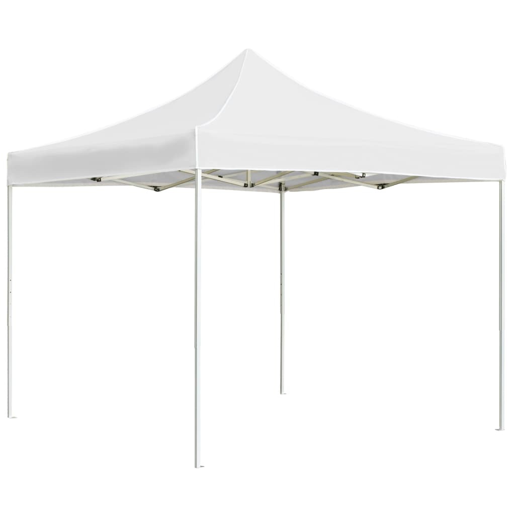 vidaXL Partytent professioneel inklapbaar 2x2 m aluminium wit