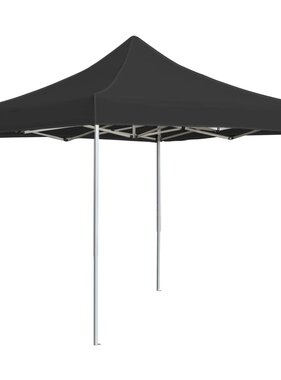 VidaXL Partytent professioneel inklapbaar 2x2 m aluminium antraciet