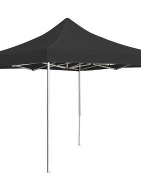 vidaXL Partytent professioneel inklapbaar 2x2 m aluminium antraciet