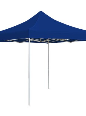 vidaXL Partytent professioneel inklapbaar 3x3 m aluminium blauw