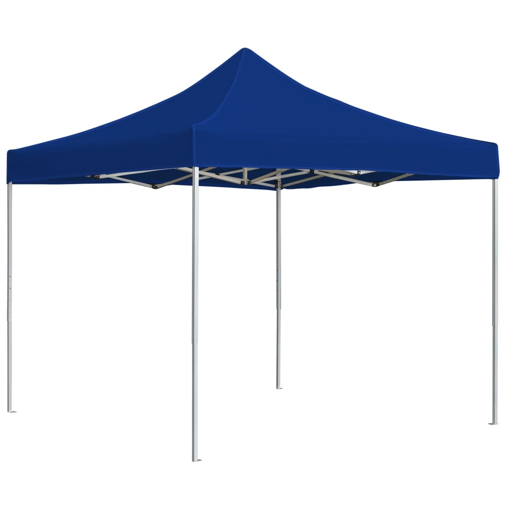 vidaXL Partytent professioneel inklapbaar 3x3 m aluminium blauw