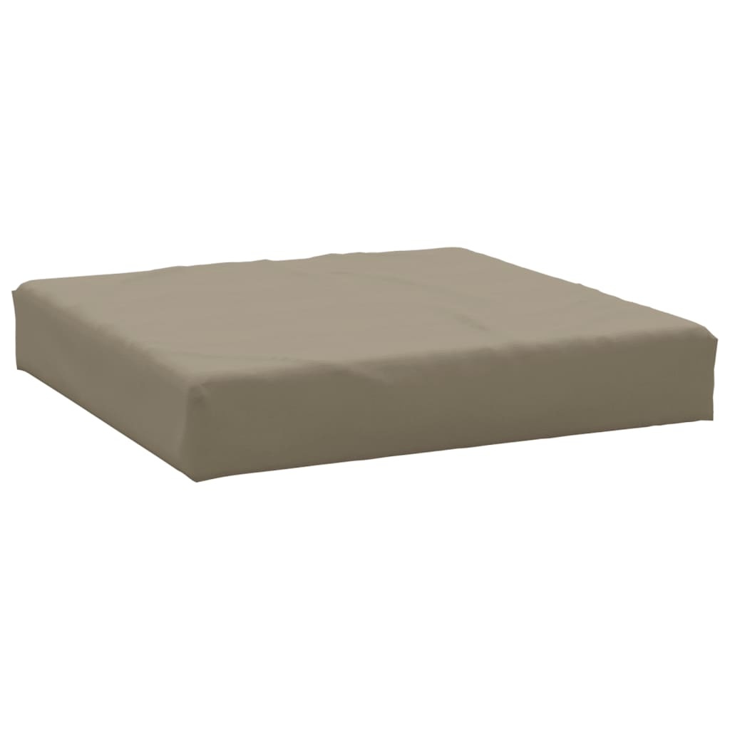 vidaXL Palletkussen 60x60x8 cm oxford stof taupe