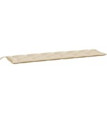 vidaXL Tuinbankkussen 200x50x7 cm oxford stof beige