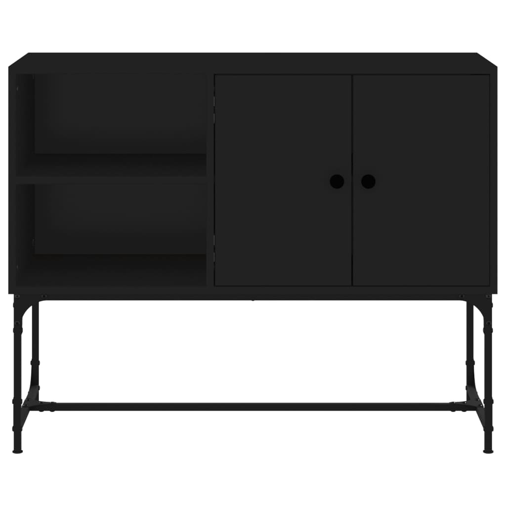 VidaXL Dressoir 100x40x79,5 cm bewerkt hout zwart