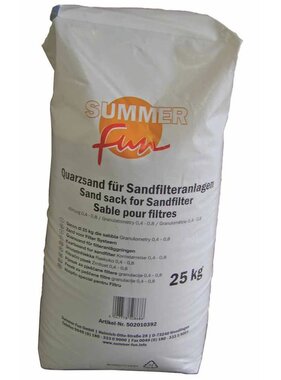 vidaXL Filterzand 25 kg