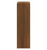 vidaXL Schoenenkast 63x24x81 cm bewerkt hout bruin eikenkleur