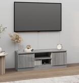 vidaXL Tv-meubel met deur 102x30x36 cm grijs sonoma eikenkleurig