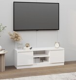 VidaXL Tv-meubel met deur 102x30x36 cm wit