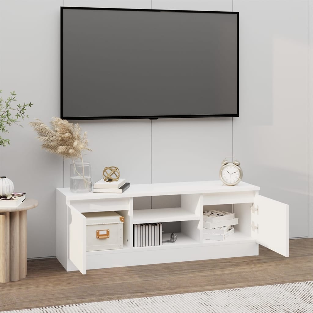 VidaXL Tv-meubel met deur 102x30x36 cm wit