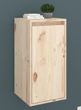 vidaXL Wandkast 30x30x60 cm massief grenenhout
