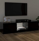 VidaXL Tv-meubel met LED-verlichting 120x30x35,5 cm zwart