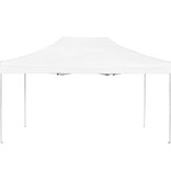 VidaXL Partytent professioneel inklapbaar 4,5x3 m aluminium wit