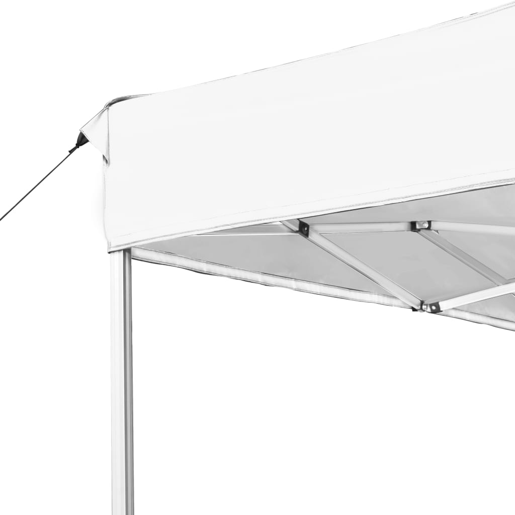 vidaXL Partytent professioneel inklapbaar 4,5x3 m aluminium wit