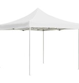 vidaXL Partytent professioneel inklapbaar 3x3 m aluminium wit