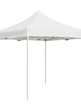 vidaXL Partytent professioneel inklapbaar 3x3 m aluminium wit