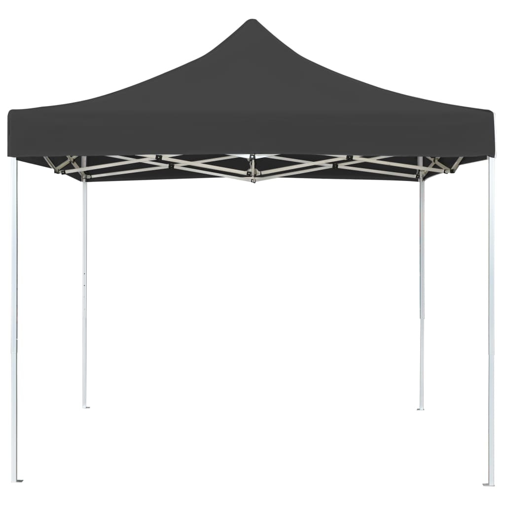 vidaXL Partytent professioneel inklapbaar 3x3 m aluminium antraciet