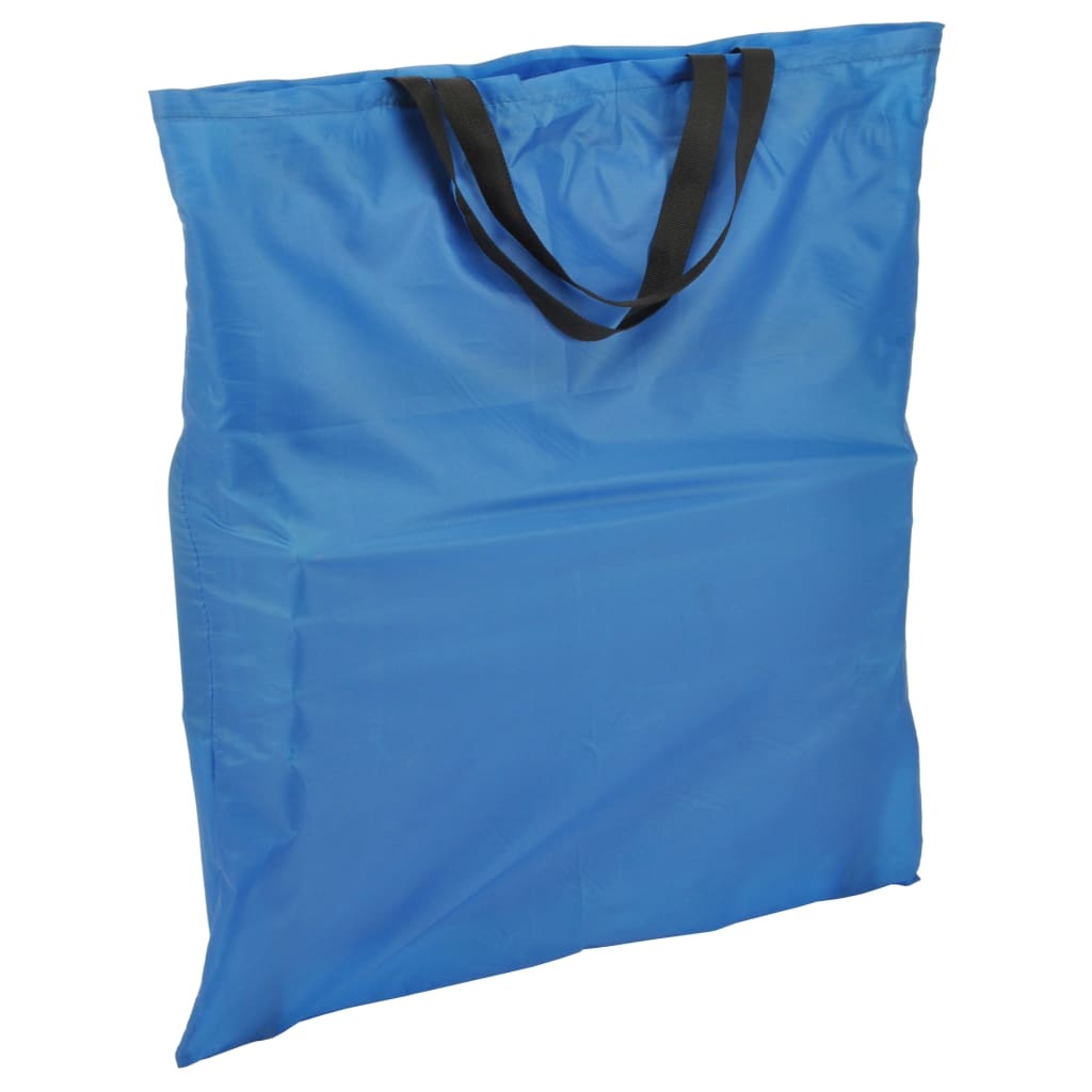 vidaXL Strandmat stoel opvouwbaar PVC blauw