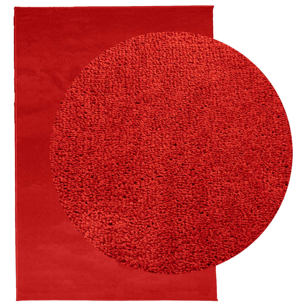 vidaXL Vloerkleed OVIEDO laagpolig 300x400 cm rood