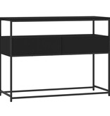 VidaXL Wandtafel 100x40x75 cm bewerkt hout zwart