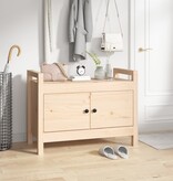 VidaXL Halbankje 80x40x60 cm massief grenenhout