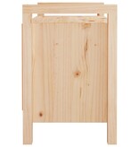 VidaXL Halbankje 80x40x60 cm massief grenenhout