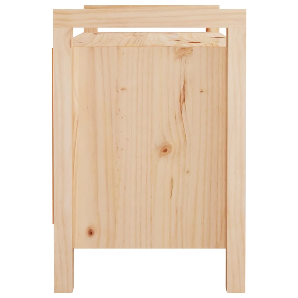 VidaXL Halbankje 80x40x60 cm massief grenenhout