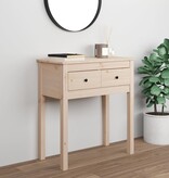 VidaXL Wandtafel 70x35x75 cm massief grenenhout