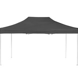 Partytent professioneel inklapbaar 4,5x3 m aluminium antraciet