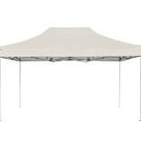 Partytent professioneel inklapbaar 4,5x3 m aluminium crème