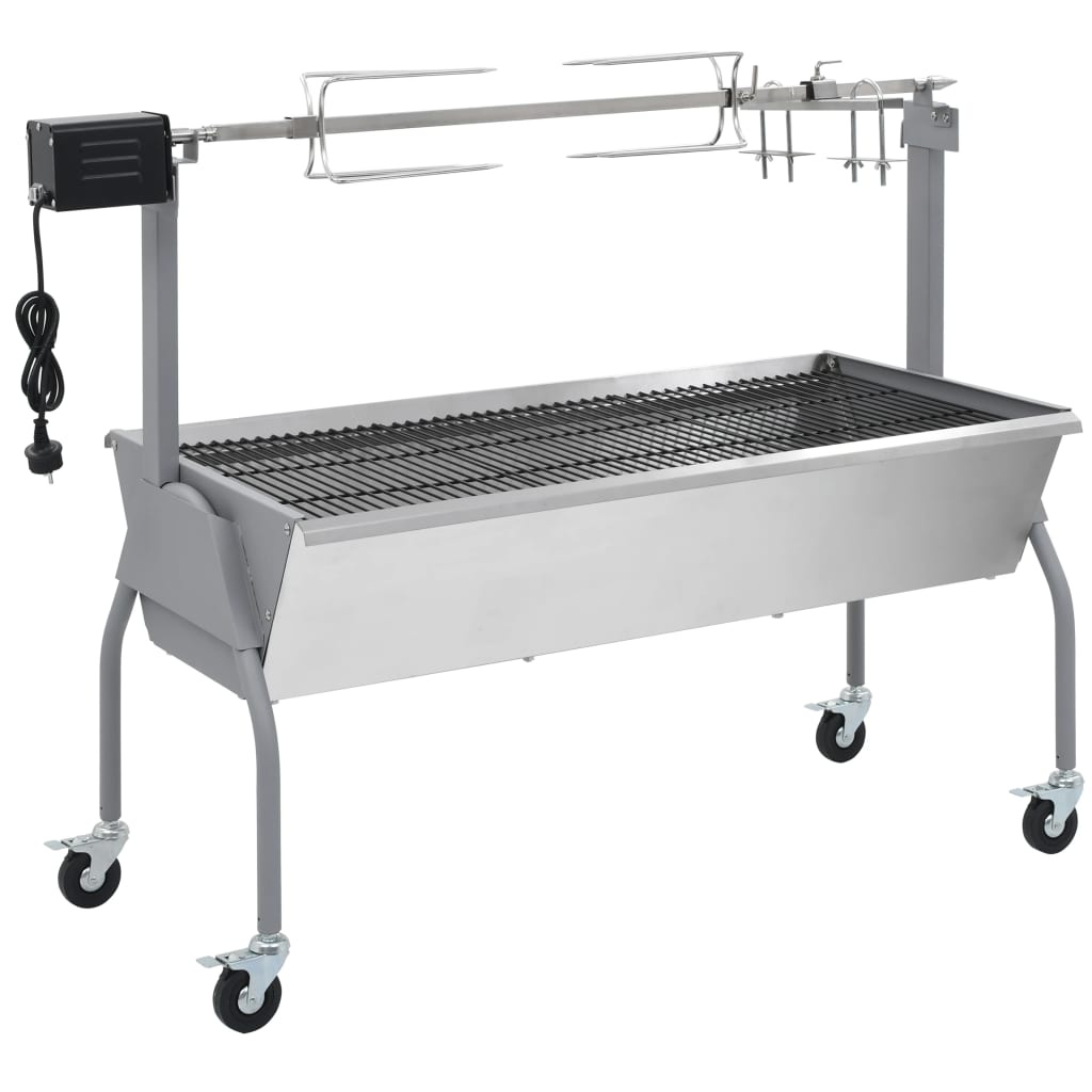 vidaXL Draaispit barbecue met elektrische motor