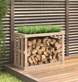 VidaXL Houtblokhouder 108x52x74 cm massief grenenhout