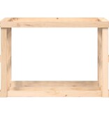 VidaXL Houtblokhouder 108x52x74 cm massief grenenhout