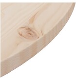 vidaXL Tafelblad Ø70x2,5 cm massief grenenhout