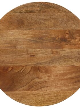 vidaXL Tafelblad rond Ø 60x3,8 cm massief ruw mangohout