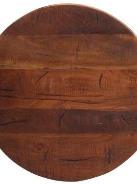 vidaXL Tafelblad rond Ø 50x2,5 cm massief gerecycled hout