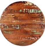 vidaXL Tafelblad rond Ø 90x3,8 cm massief gerecycled hout