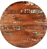 vidaXL Tafelblad rond Ø 90x2,5 cm massief gerecycled hout