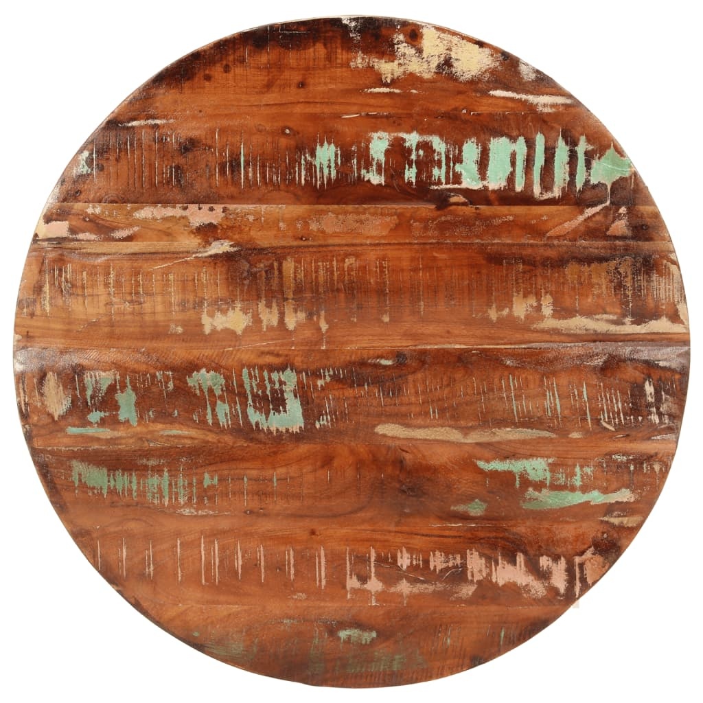 vidaXL Tafelblad rond Ø 80x3,8 cm massief gerecycled hout