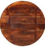 vidaXL Tafelblad rond Ø 70x3,8 cm massief gerecycled hout