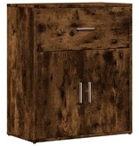 VidaXL Dressoir 60x31x70 cm bewerkt hout gerookt eikenkleurig